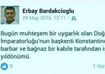 Bu da Bizans artığı profesör!