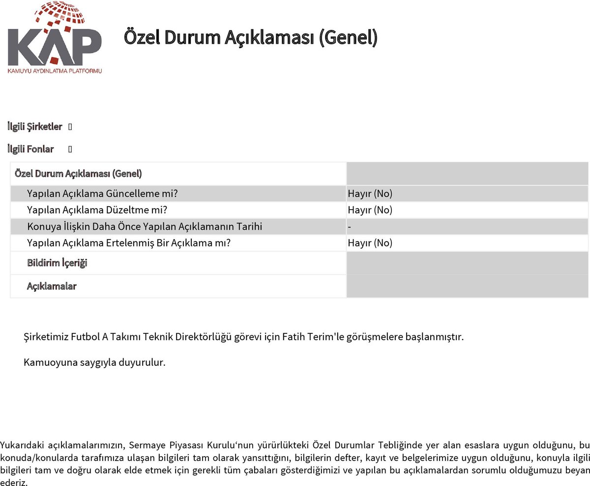 Fatih Terim Galatasaray'da - 2
