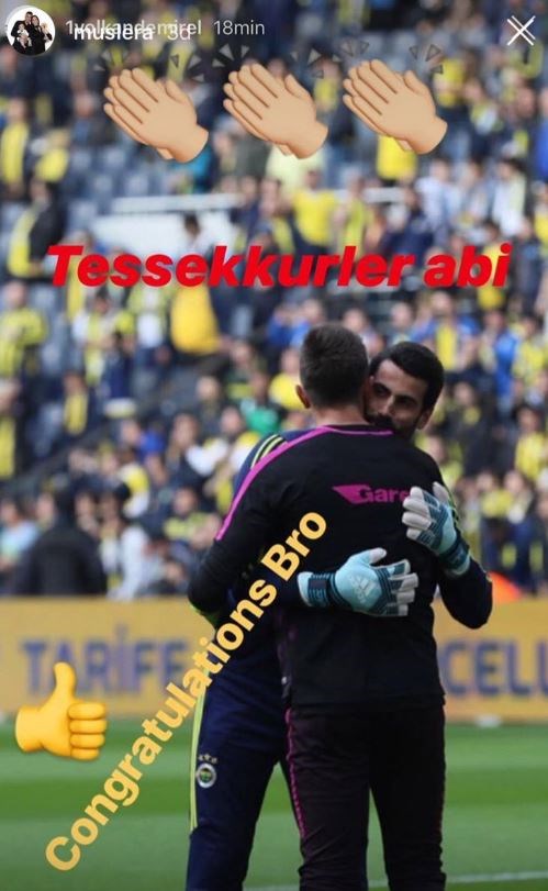Volkan Demirel'den Muslera'ya tebrik! - 2