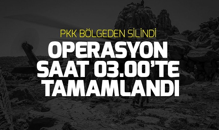 TSK duyurdu! Hepsi imha edildi