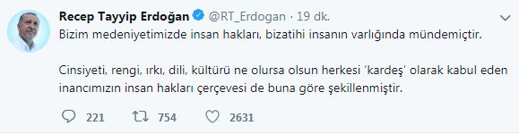 Başkan Erdoğan'dan 'Dünya İnsan Hakları Günü' mesajı - 2
