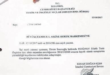 CHP’nin istanbul adayı Ekrem İmamoğlu FETÖ şüphelisi