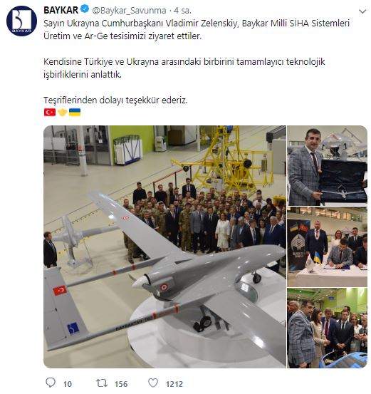 Ukrayna Cumhurbaşkanı'ndan Baykar tesisine ziyaret - 1