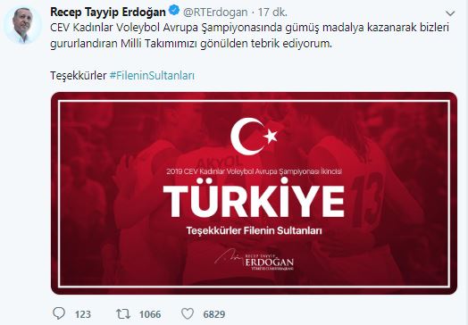 Başkan Erdoğan, Filenin Sultanları'nı tebrik etti - 1