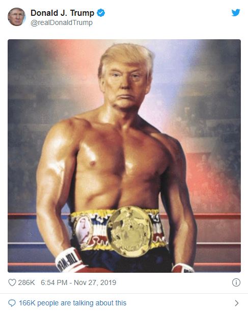 Trump’tan ’Rocky’ paylaşımı