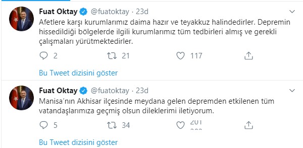 1579732573561.jpg Cumhurbaşkanı Yardımcısı Oktay'dan deprem için "geçmiş olsun" mesajı - 1