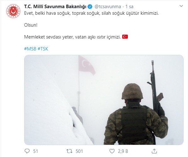 1581089610504.jpg Milli Savunma Bakanlığından 'bayrak' paylaşımı - 1
