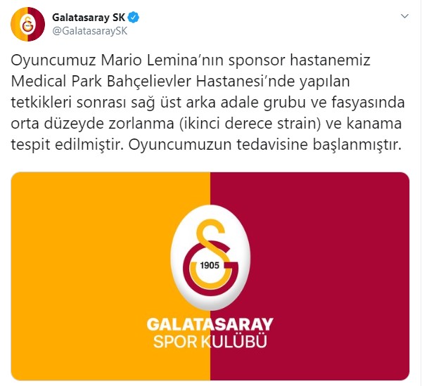 Galatasaray’dan flaş Lemina açıklaması