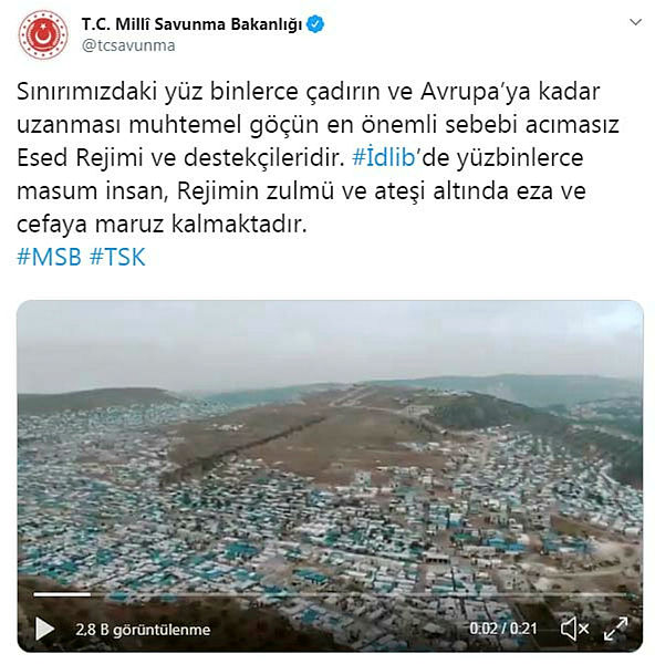 msb-gocun-sebebi-esad-rejimi-ve-destekcileridir-1582613846520.jpg MSB: "Göçün sebebi Esad rejimi ve destekçileridir" - 1
