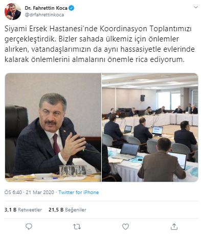 Sağlık Bakanı Fahrettin Koca'dan vatandaşlara bir uyarı daha! - 1
