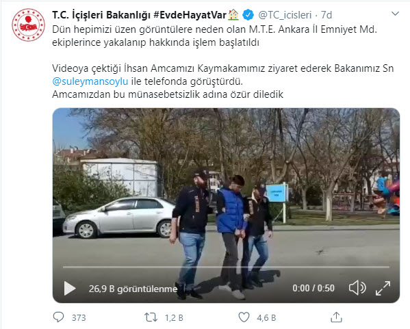 Son dakika: Yaşlı adamın videosunu sosyal medyada paylaşan şahsa gözaltı