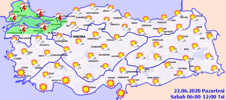 meteoroloji-12-il-icin-uyari-kuvvetli-saganak-bekleniyor-1592771104612.jpg Meteoroloji, 12 il için uyarı! Kuvvetli sağanak bekleniyor - 2