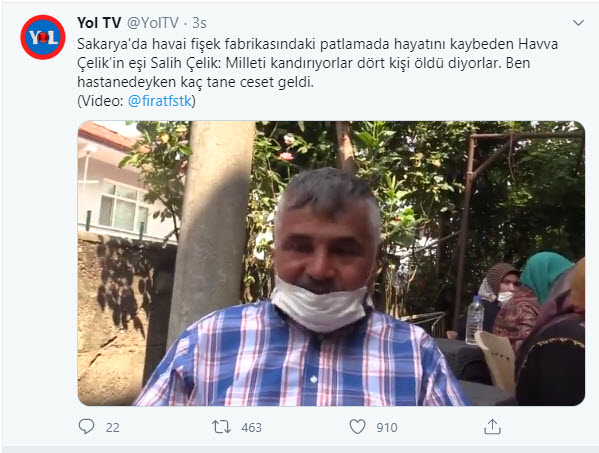 Havai fişek fabrikasında eşini kaybetmişti! Acısını provoke eden Yol TV muhabirine dava! - 1