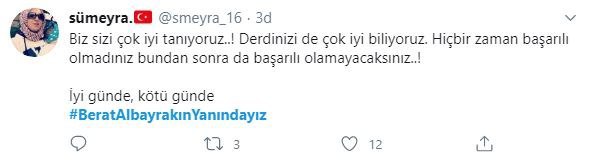 Bir kez daha hedef aldılar... #BeratAlbayrakınYanındayız etiketi Twitter’da birinci sıraya yükseldi!