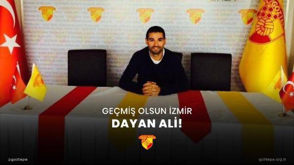 Göztepe Ali Çağın Kaygusuz’un enkaz altında olduğunu açıkladı!