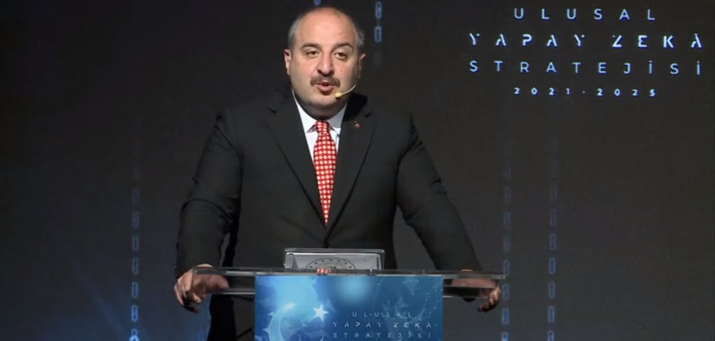 Sanayi ve Teknoloji Bakanı Mustafa Varank Türkiyenin Ulusal Yapay Zeka Stratejisini açıkladı: 50 bin kişi istihdam edilecek