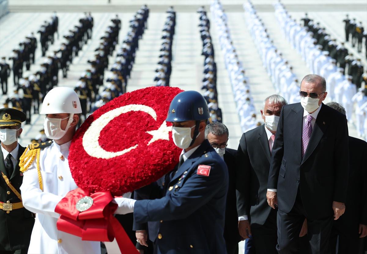 Son dakika: 30 Ağustos Zafer Bayramı’nın 99. yılı! Başkan Erdoğan Anıtkabirdeki törene katıldı