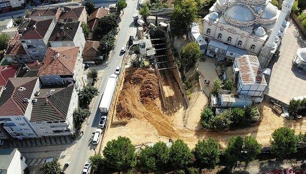 Sancaktepe-Çekmeköy metro inşaatında göçük! Mahalleli İBBye tepki gösterdi