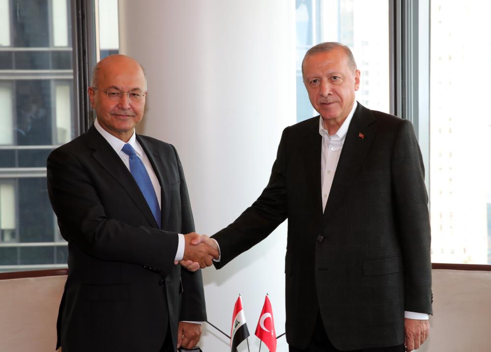 Başkan Erdoğan Irak Cumhurbaşkanı Salih ile görüştü
