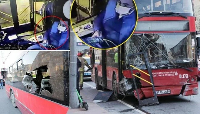 Beşiktaşta kadın yolcunun öldüğü İETT otobüsü kazasında kahreden itiraf: 3-5 saniye telefona baktım