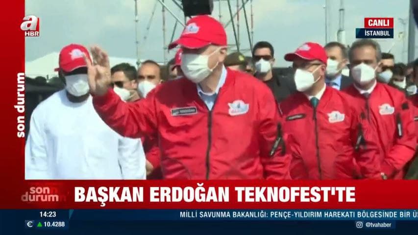 Son dakika: Başkan Erdoğan TEKNOFESTte!