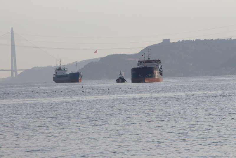 Son dakika | Türk ve Rus bandıralı 2 kuru yük gemisi çarpıştı