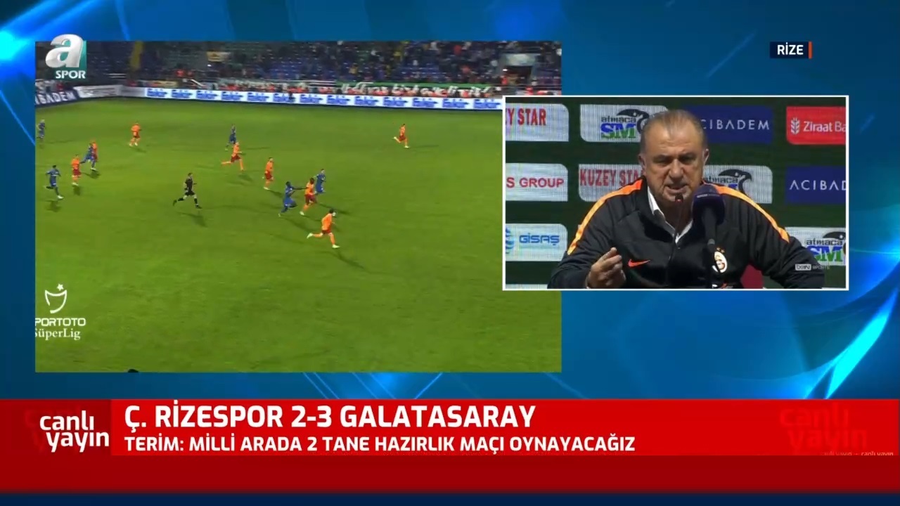 Galatasaray Teknik Direktörü Fatih Terim canlı yayında taraftara müjdeyi verdi: 9 ve 12 Ekimde...