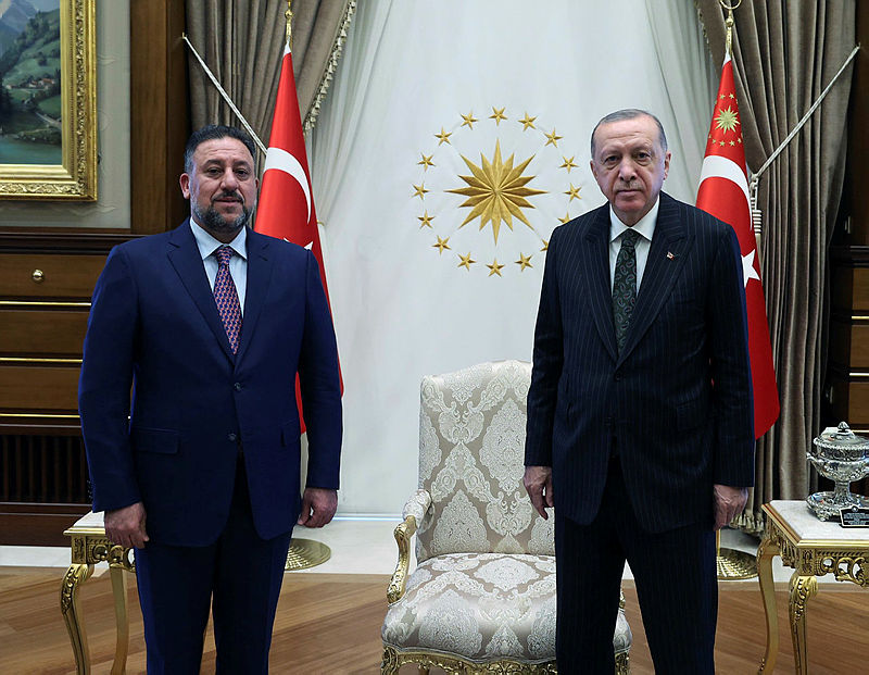 Başkan Erdoğan Arap Projesi Sekreteri Hamis Hanceri kabul etti