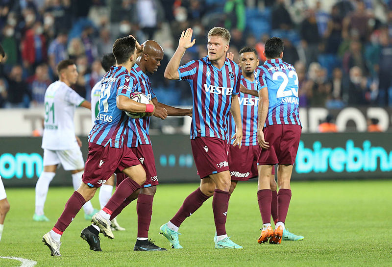 Trabzonsporda gollere 3 oyuncu damga vurdu