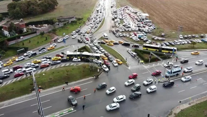Son dakika: İstanbul trafiğinde Formula 1 yoğunluğu
