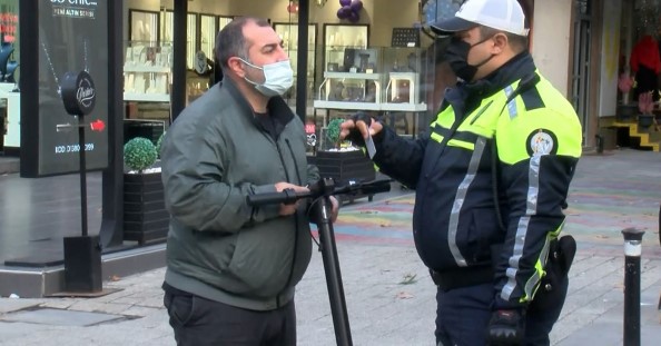 İstanbul’da elektrikli scooter denetimi! Kurallara uymayanlara ceza