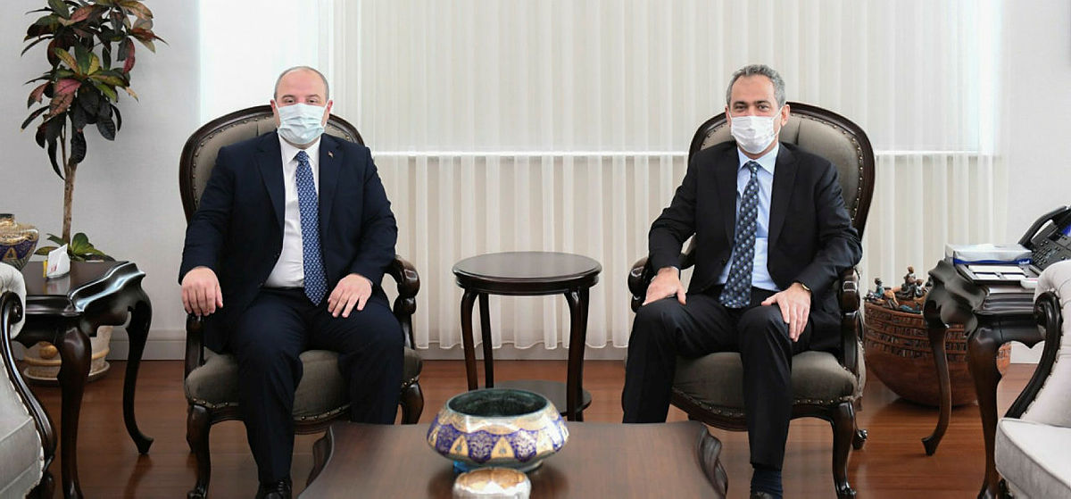 Milli Eğitim Bakanı Mahmut Özer, Sanayi ve Teknoloji Bakanı Mustafa Varank ile görüştü