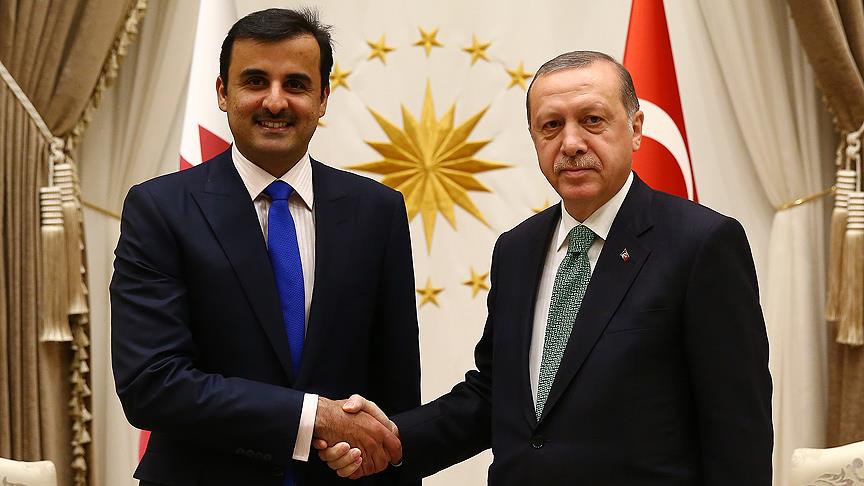 Katar Emiri Al Saniden Başkan Erdoğana Cumhuriyet Bayramı tebriği