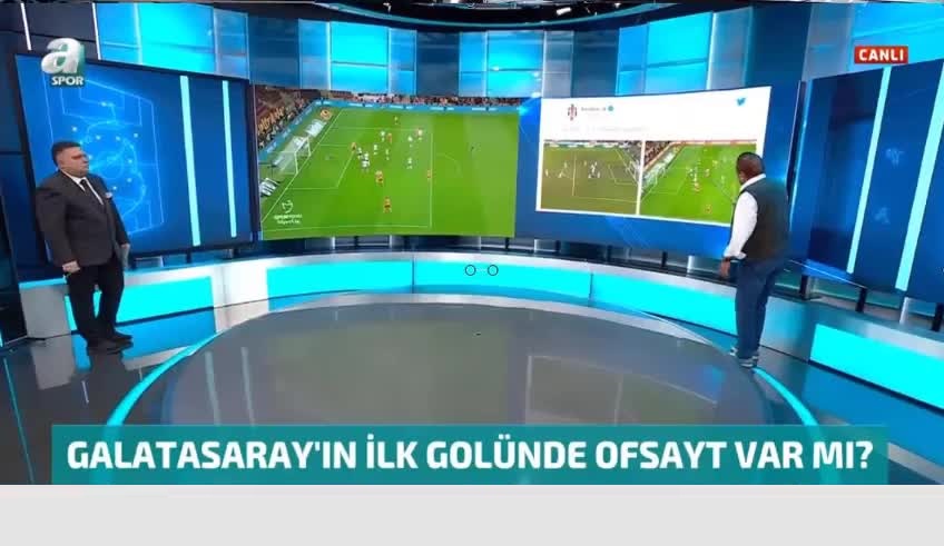 Galatasarayın golünde ofsayt var mı? Erman Toroğlu canlı yayında yorumladı