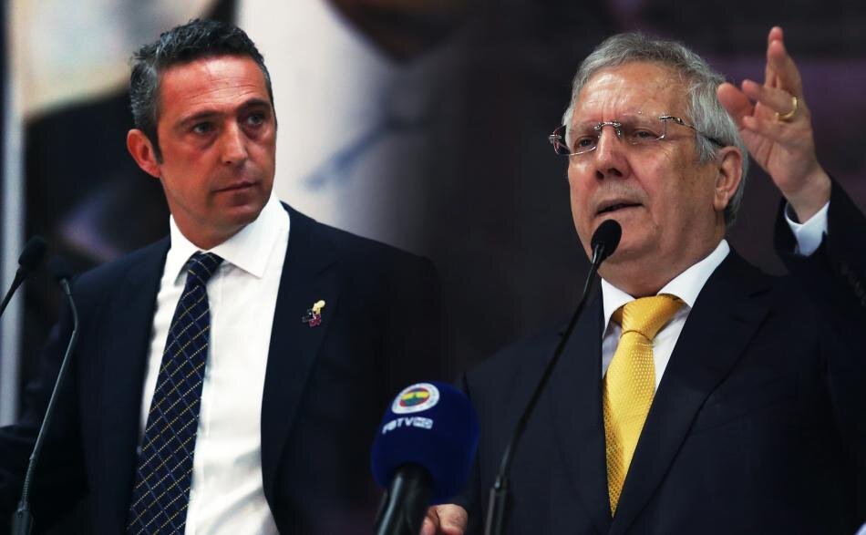 Fenerbahçeli taraftarlar Ali Koçu istifaya davet etti Aziz Yıldırım sloganları attı