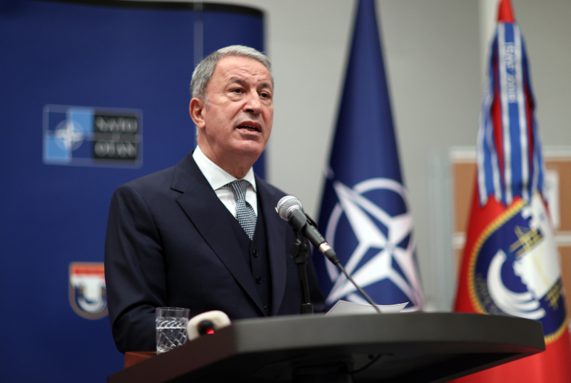 Milli Savunma Bakanı Hulusi Akar: Türkiye, NATO ve Avrupanın sınırlarını korumak için ne gerekiyorsa yapıyor