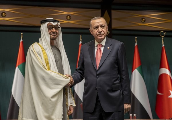 Son dakika: Başkan Erdoğan BAE veliaht prensi El Nahyan ile görüştü