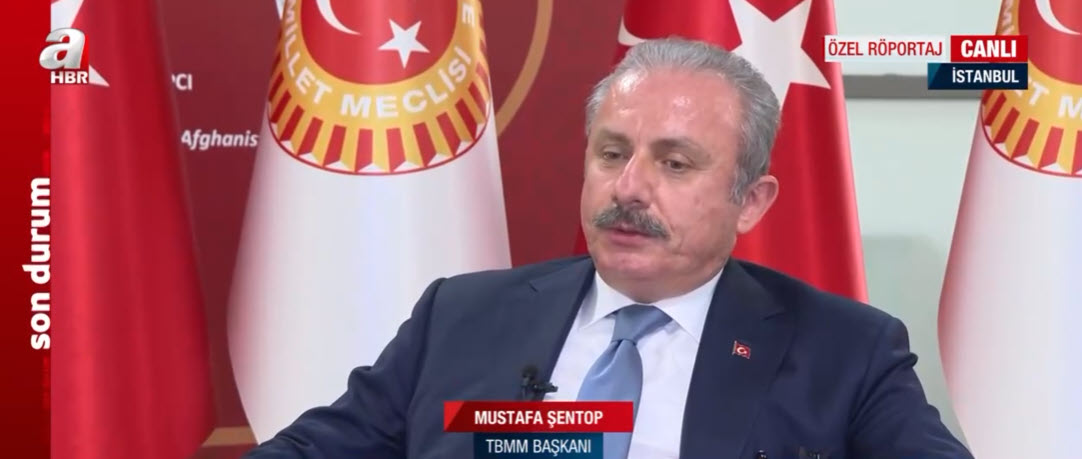 Son dakika: TBMM Başkanı Mustafa Şentop A Haberde