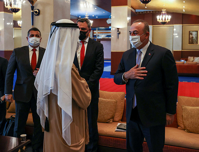 Dışişleri Bakanı Mevlüt Çavuşoğlu, Dubai Emiri Şeyh Maktoum ile görüştü