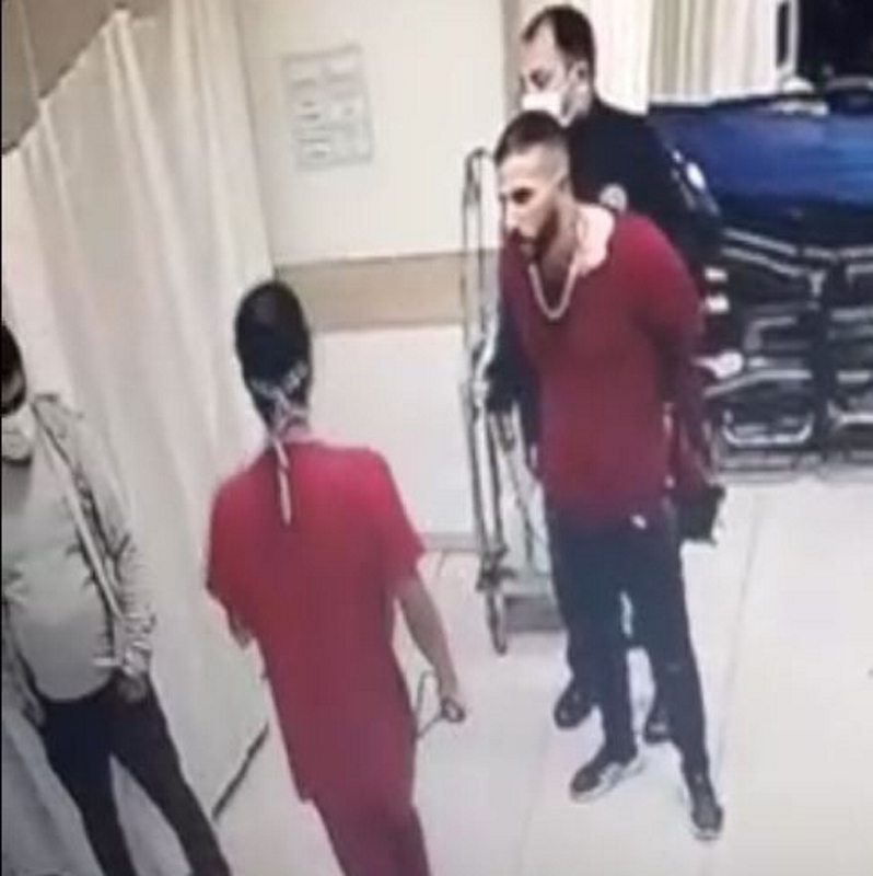 Aydında doktora kafa atan maganda tutuklandı