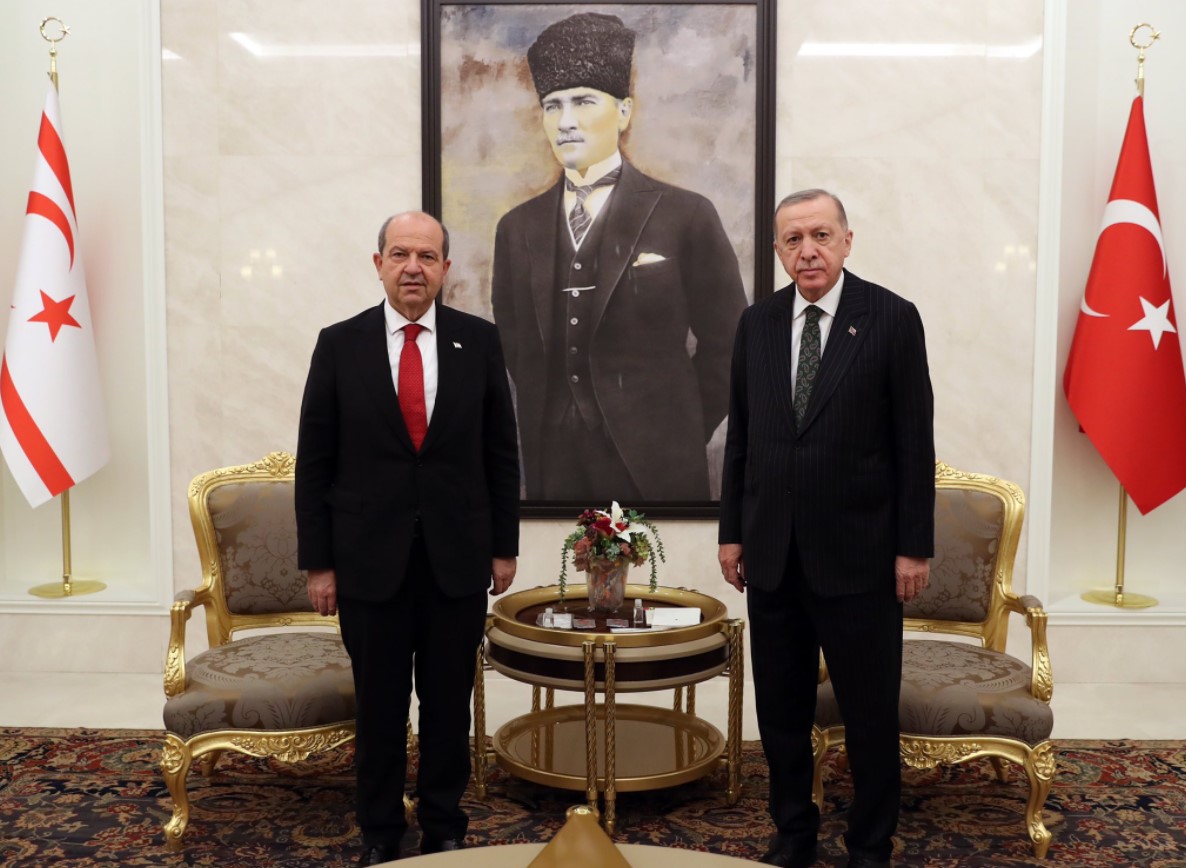 Başkan Erdoğan, Ersin Tatar ile görüştü