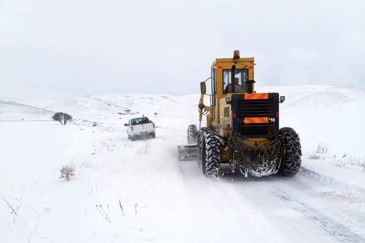 Gümüşhanede 62 köy yolu kardan ulaşıma kapandı