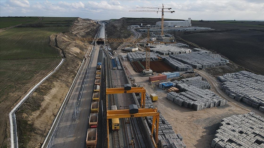 Çerkezköy-Kapıkule hızlı tren hattının yüzde 50si tamamlandı