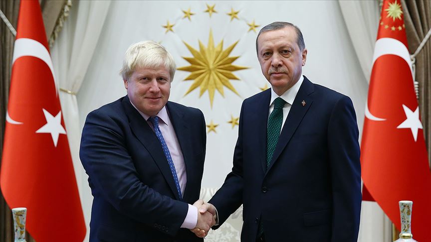 Son dakika: Başkan Erdoğan İngiltere Başbakanı Johnson ile görüştü