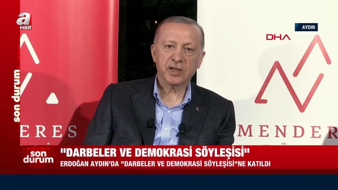 Başkan Erdoğan Darbeler ve Demokrasi Söyleşiside konuştu: Alçak oyunları bozacak güçteyiz