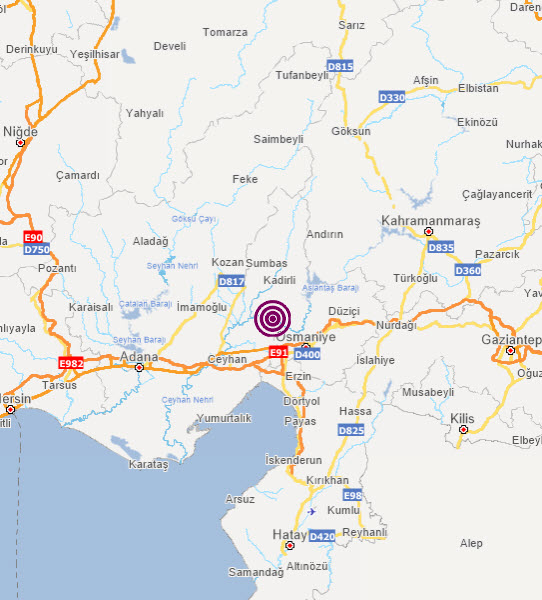 Son dakika: Adanada 3.8 büyüklüğünde deprem