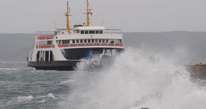 Son dakika: Hava muhalefeti nedeniyle İstanbulda bazı deniz seferleri iptal edildi