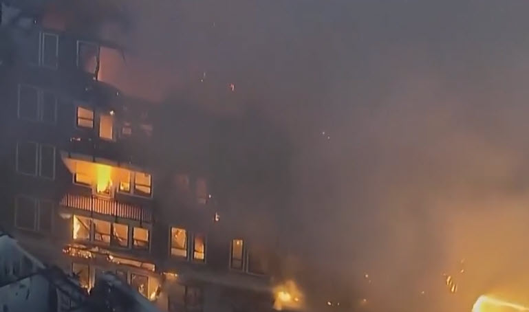 ABDde apartman kompleksinde yangın