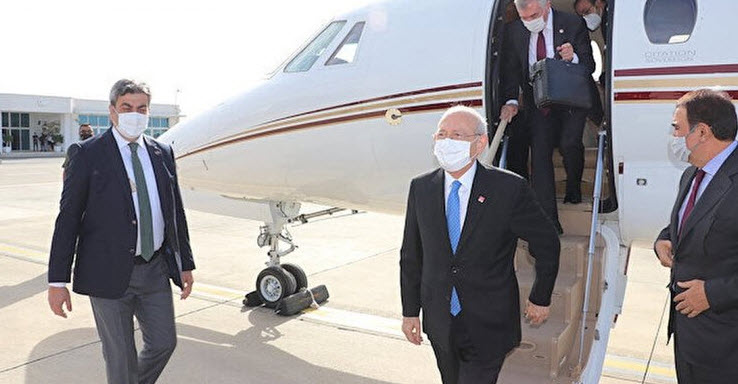 Mütevazılık maskesi düştü! Kılıçdaroğlu bu kez de özel jetle uçtu
