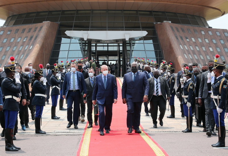 Başkan Erdoğan, Senegale gitmek için Kongo Demokratik Cumhuriyeti’nden ayrıldı